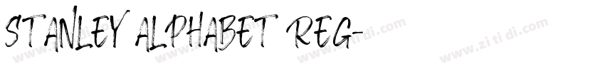Stanley Alphabet Reg字体转换